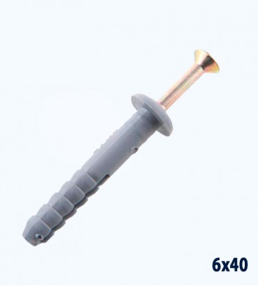 Дюбел-шеге РОКС 6х40 мм 100 дана / 1up